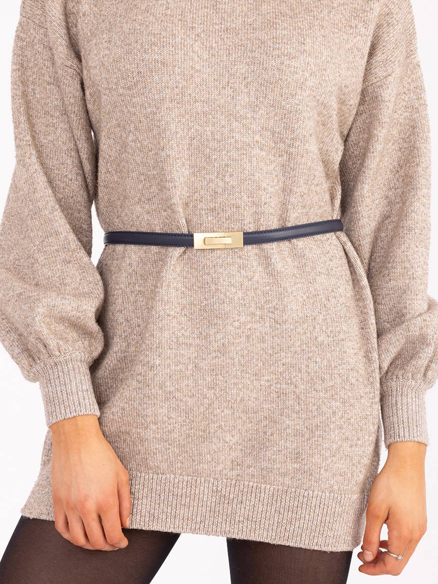 Adjustable Waist Belt - Brown