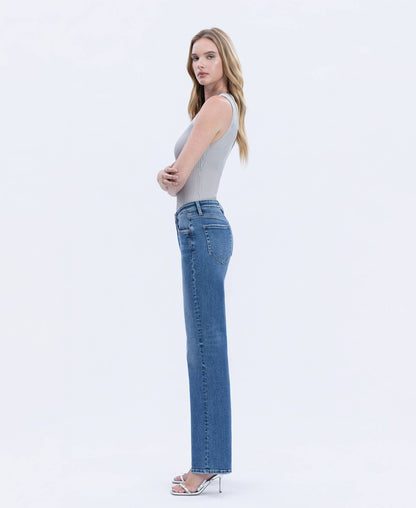 Delia Slim Wide Leg Jeans