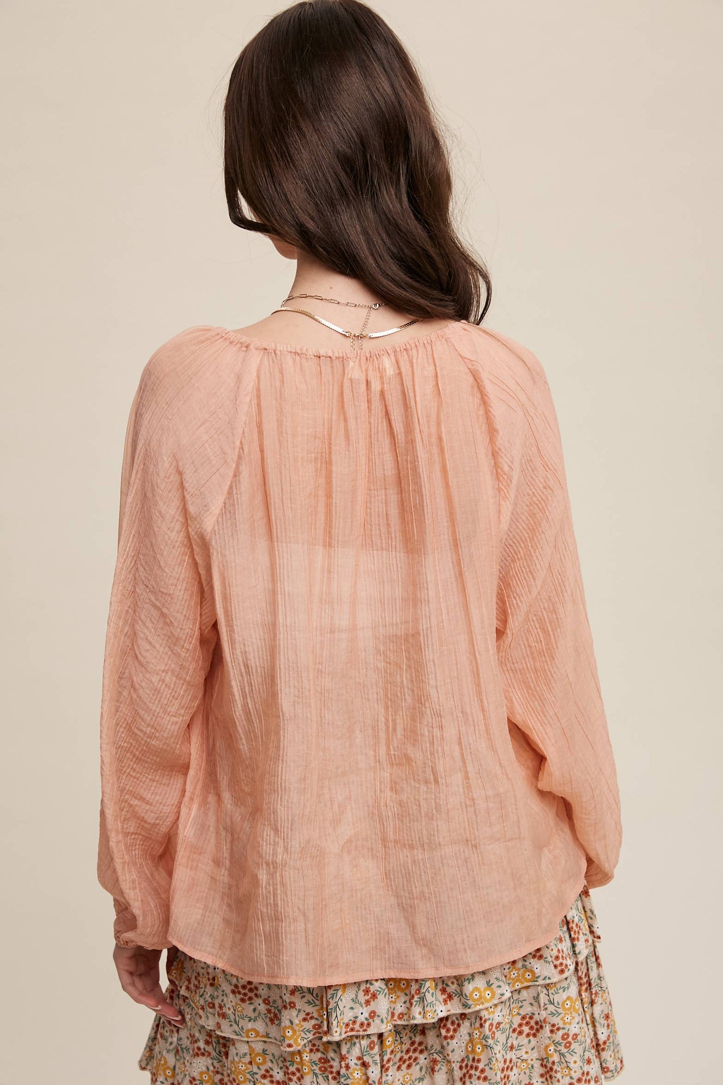 Apricot Kiss Blouse