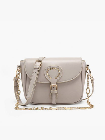 Athens Flapover Crossbody - Purple
