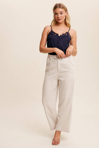 Midnight Lace Trim Cami