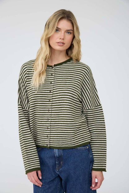 Mara Striped Cardigan