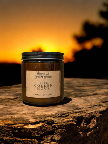 The Golden Hour Candle: 8 oz Jar