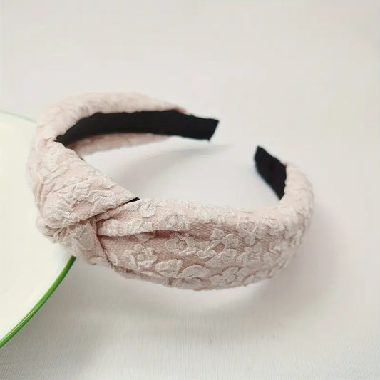 Floral Embroidered Headband