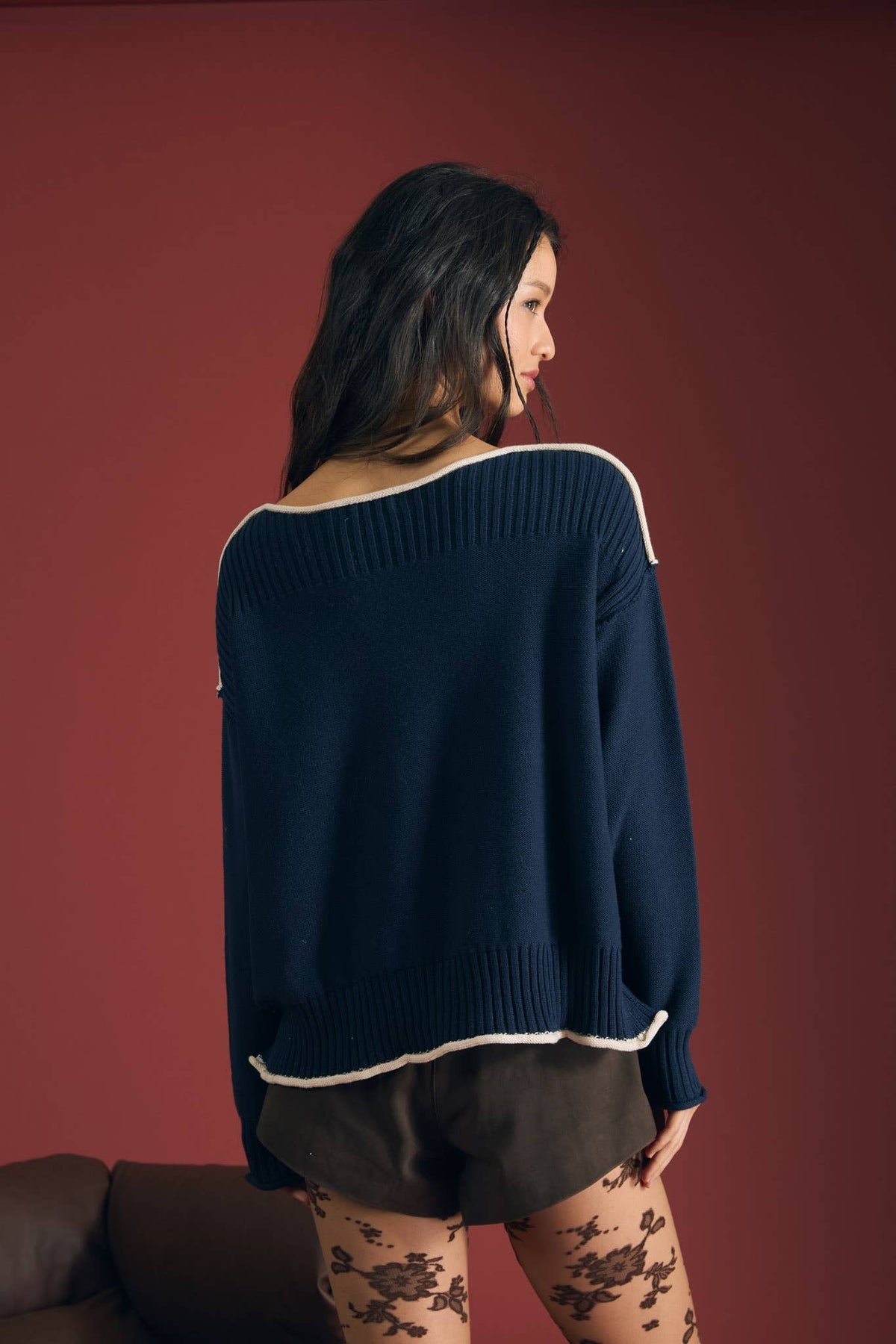 Constance Boatneck Sweater