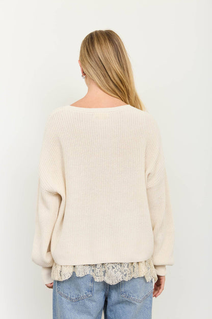 Xena Knit Pocket Sweater