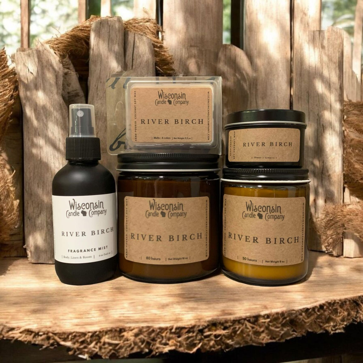 River Birch Candle: 16 oz Jar