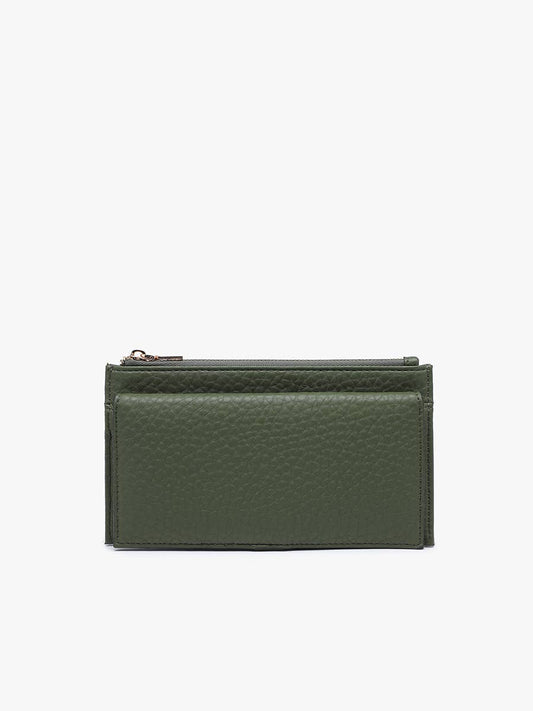 Teagan Multi-Compartment Wallet - Olive