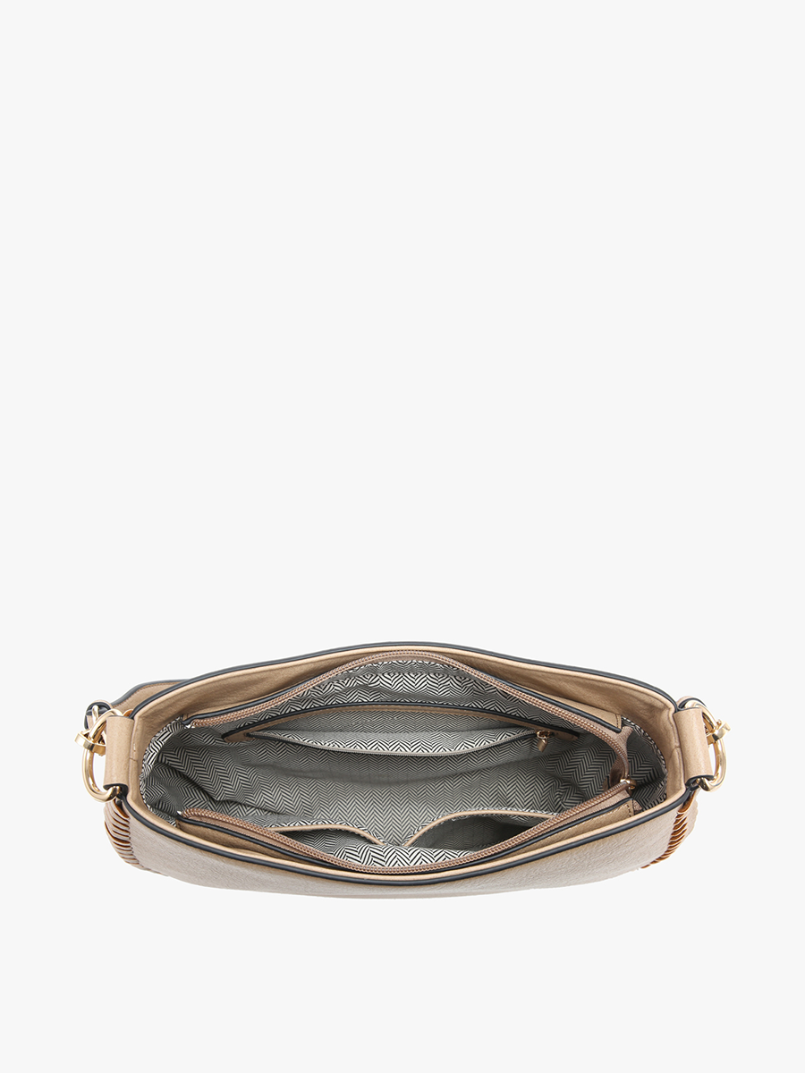 Raquel Whipstitch Trim Crossbody - Mustard
