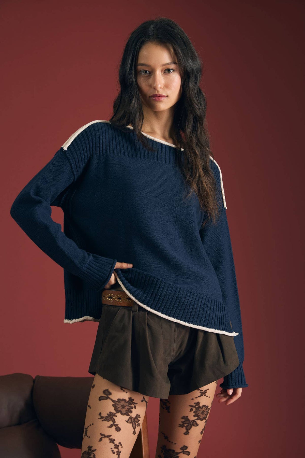 Constance Boatneck Sweater