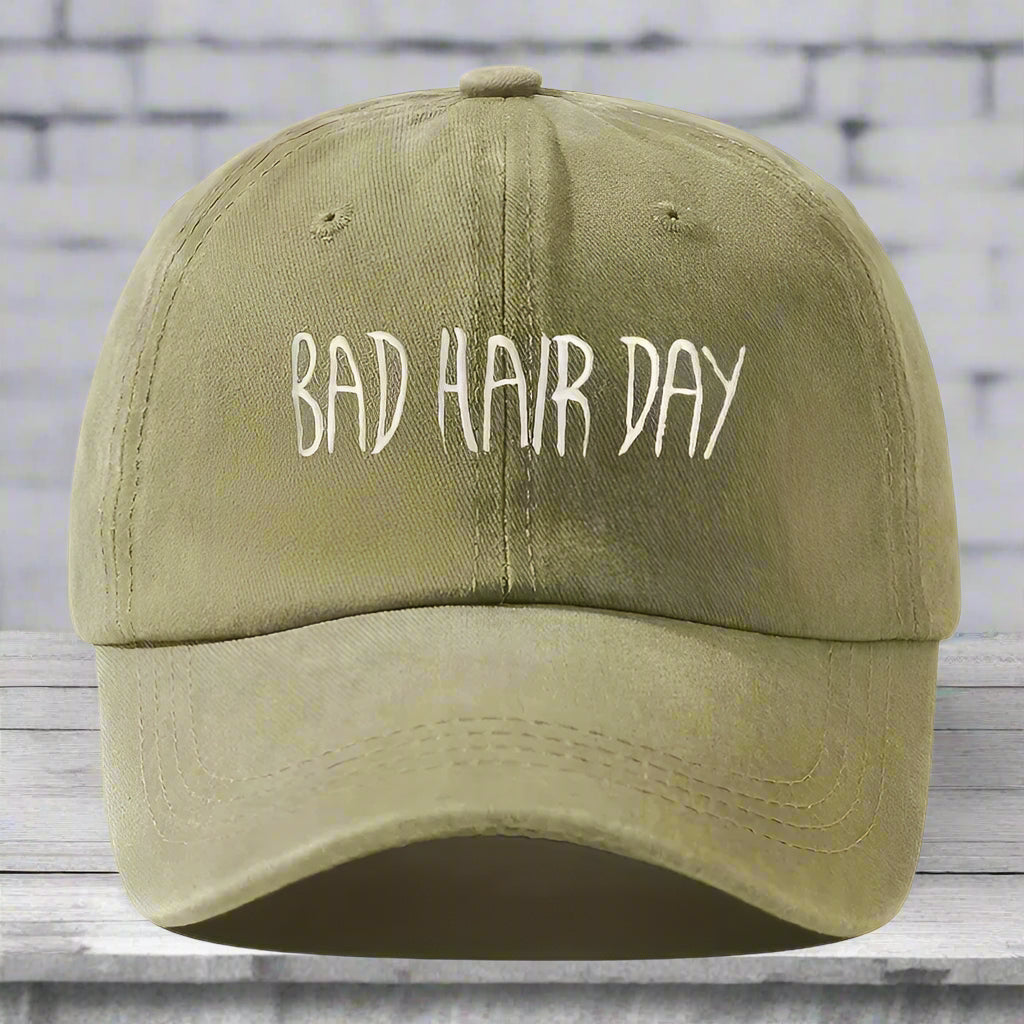Bad Hair Day Embroidered Hat