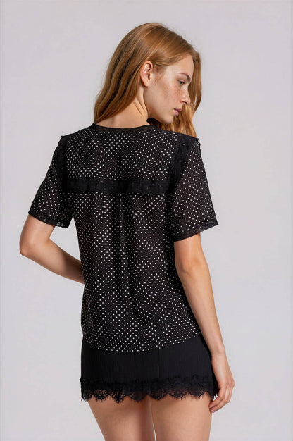 Polly Polka Dot Blouse