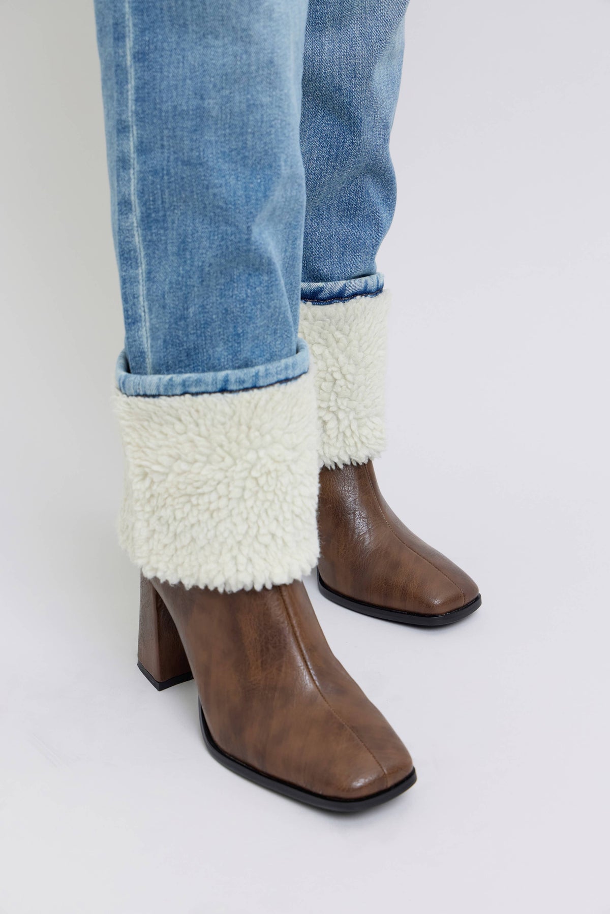 Aspen Cuffed Straight Leg Jeans