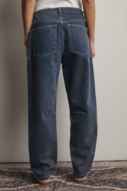 Sage Barrel Utility Jeans