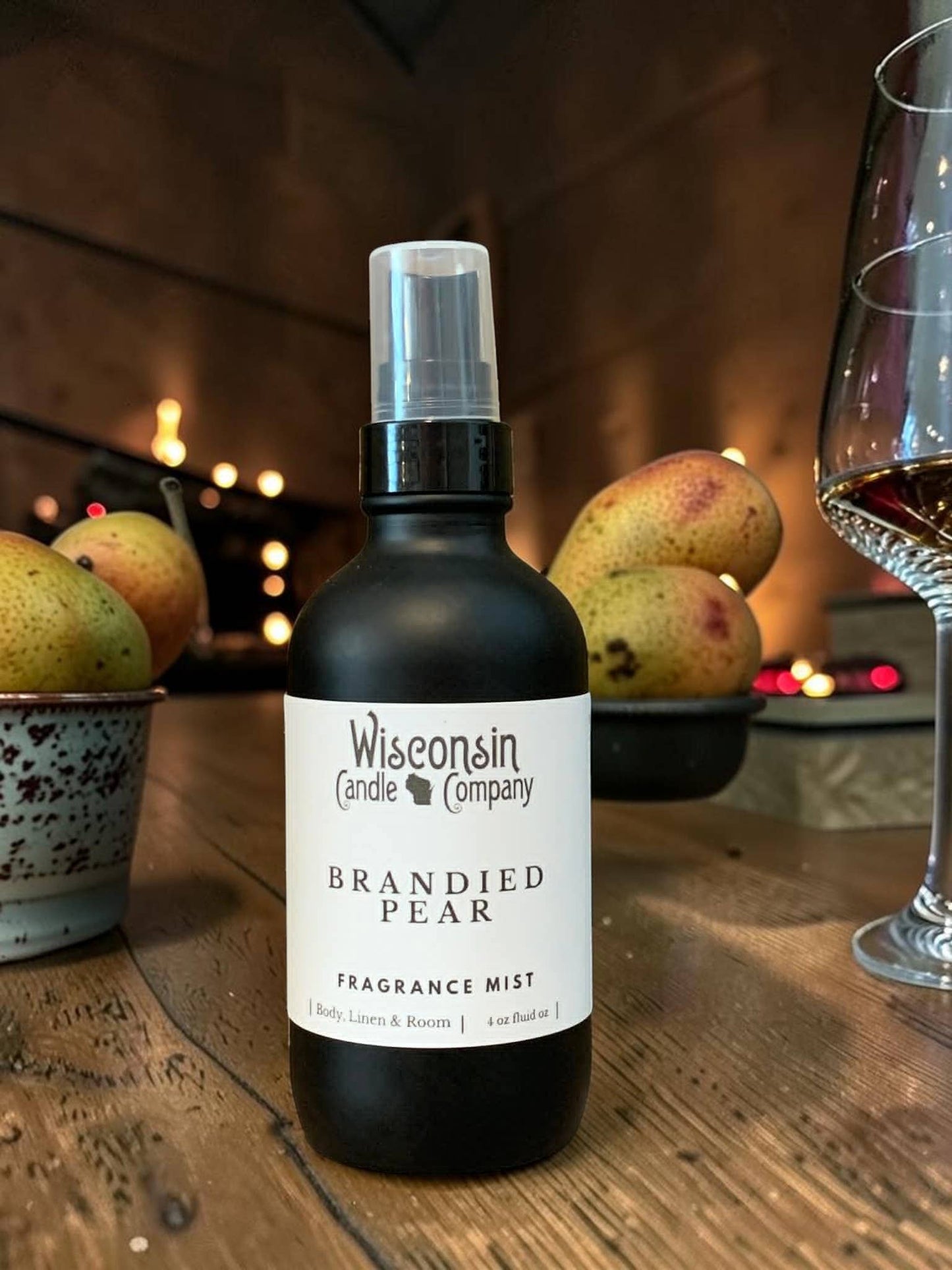 Brandied Pear Candle: 8 oz Jar