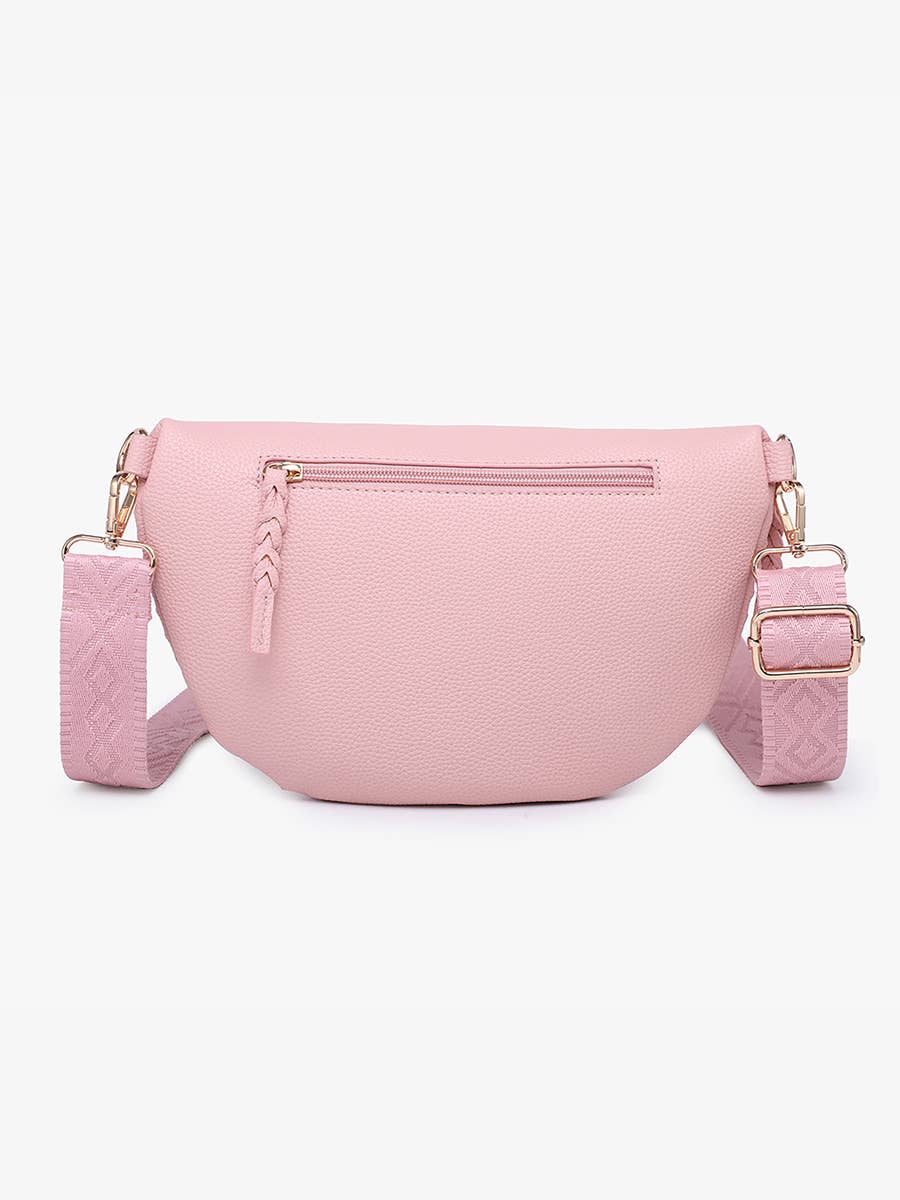 Janae Whipstitch Sling Bag - Cherry