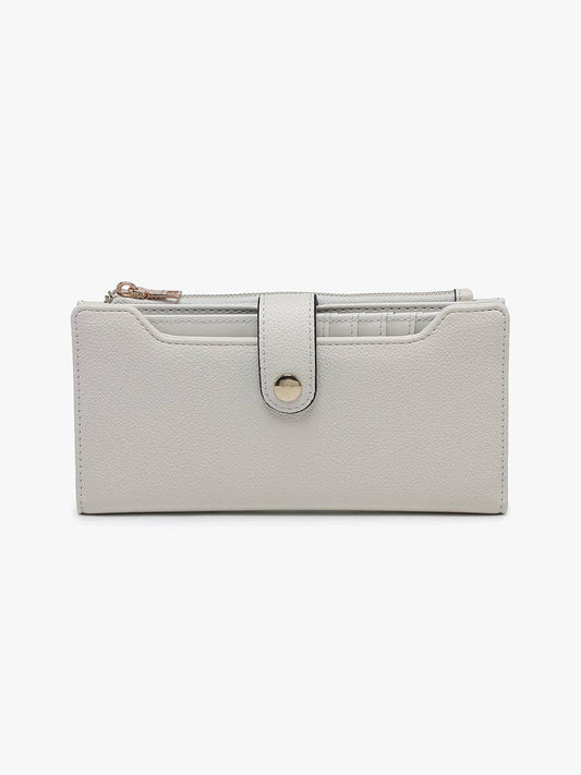 Violet RFID Fold-Out Wallet - Cotton