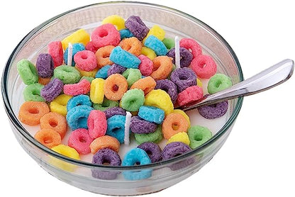 Fruit Loops Cereal Candle