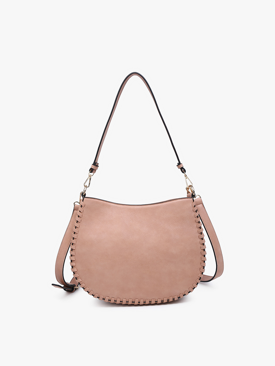 Raquel Whipstitch Trim Crossbody - Mustard
