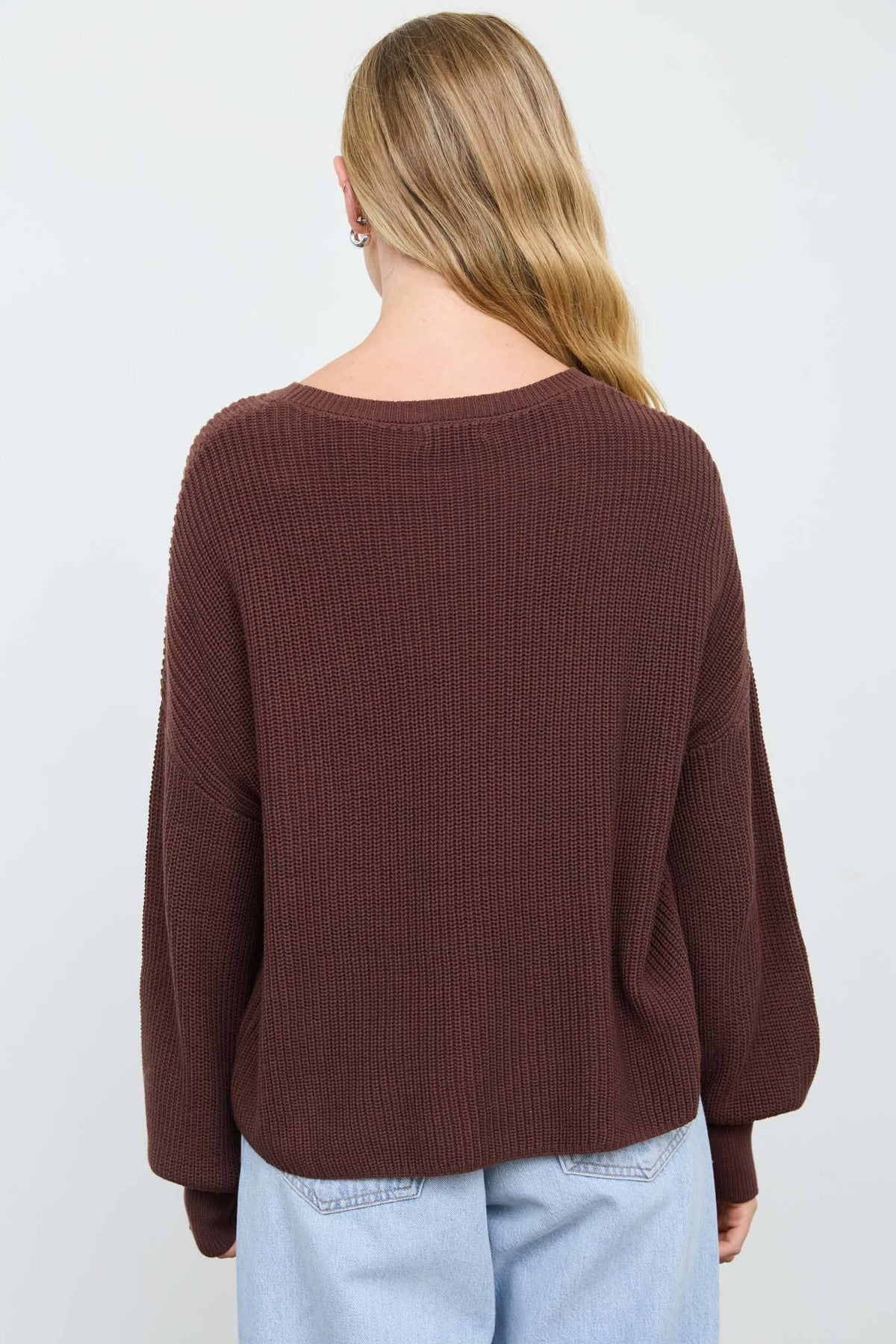 Xena Knit Pocket Sweater