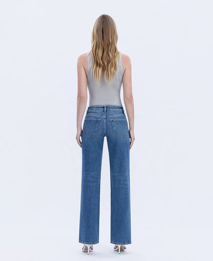 Delia Slim Wide Leg Jeans
