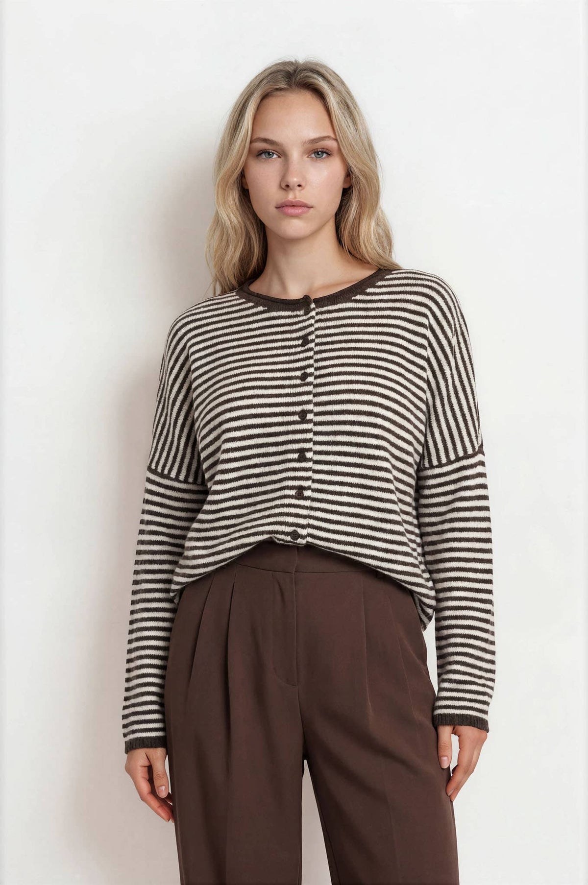 Iris Striped Cardigan