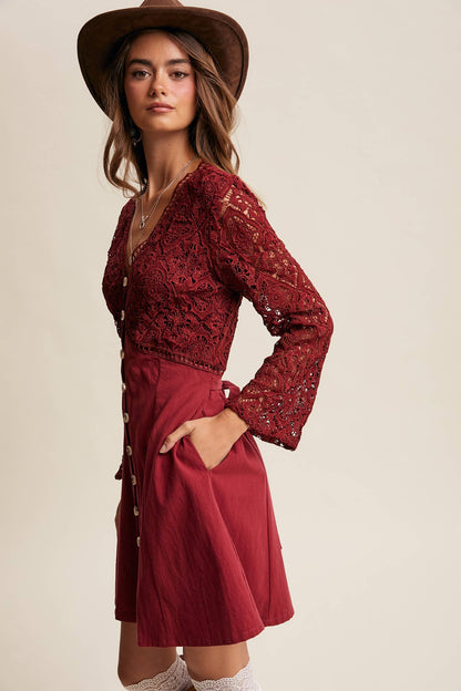 Monica Crochet Dress