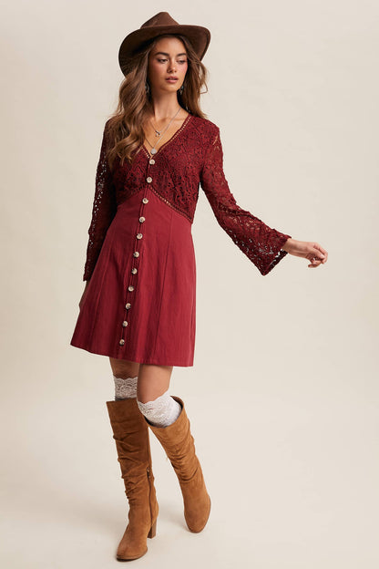 Monica Crochet Dress
