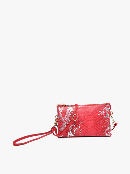 Riley Crossbody/Wristlet - Black/Gunmetal