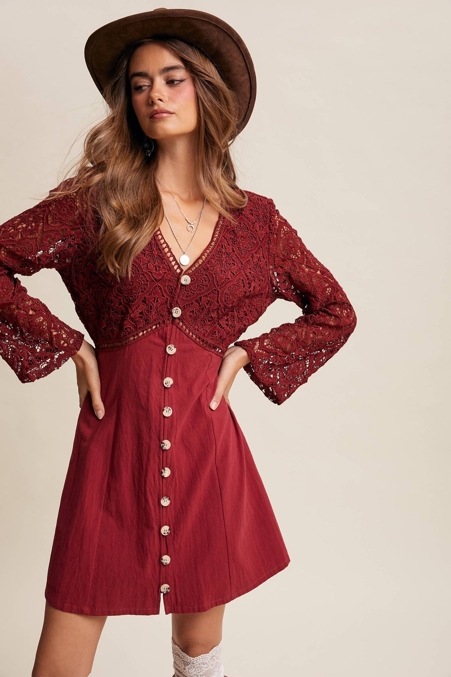 Monica Crochet Dress