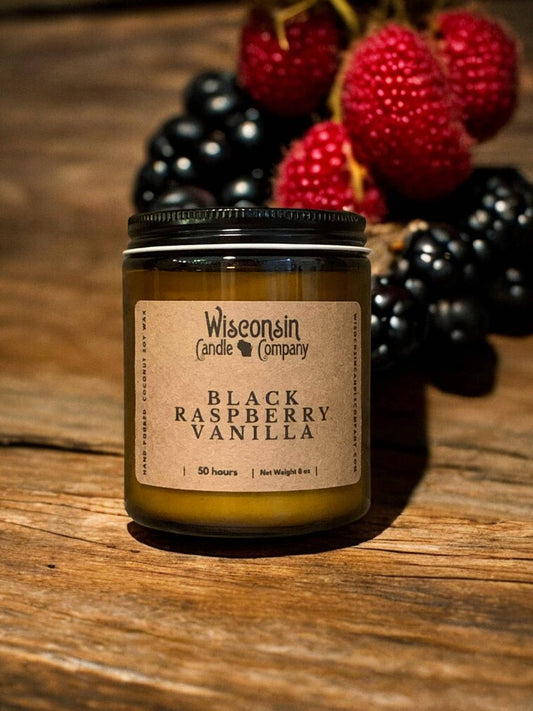 Black Raspberry Vanilla: 8 oz Jar