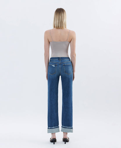 Nico Cuffed Straight Leg Jeans