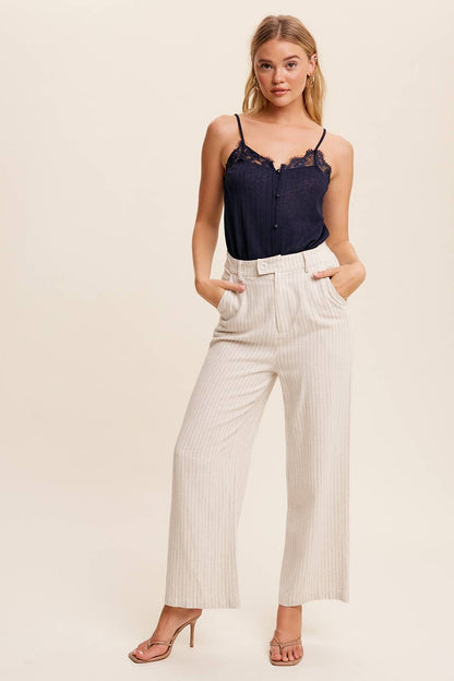 Midnight Lace Trim Cami