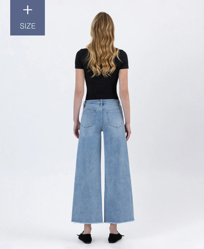 Wide Leg Denim Jeans
