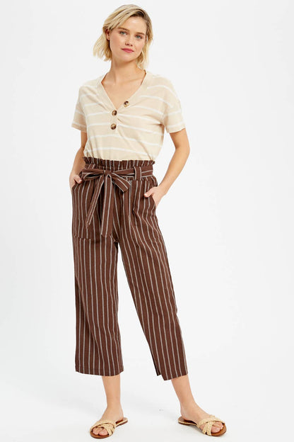 Kelly Button V-Neck Tee