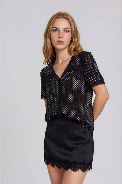 Polly Polka Dot Blouse