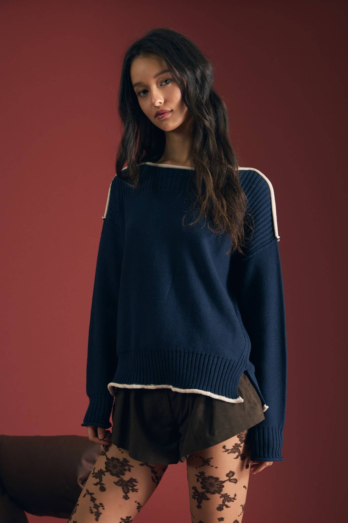 Constance Boatneck Sweater