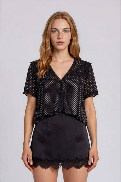 Polly Polka Dot Blouse