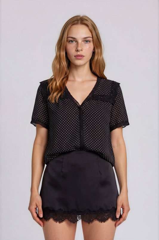 Polly Polka Dot Blouse