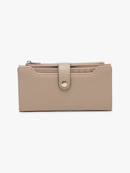 Violet RFID Fold-Out Wallet - Cotton