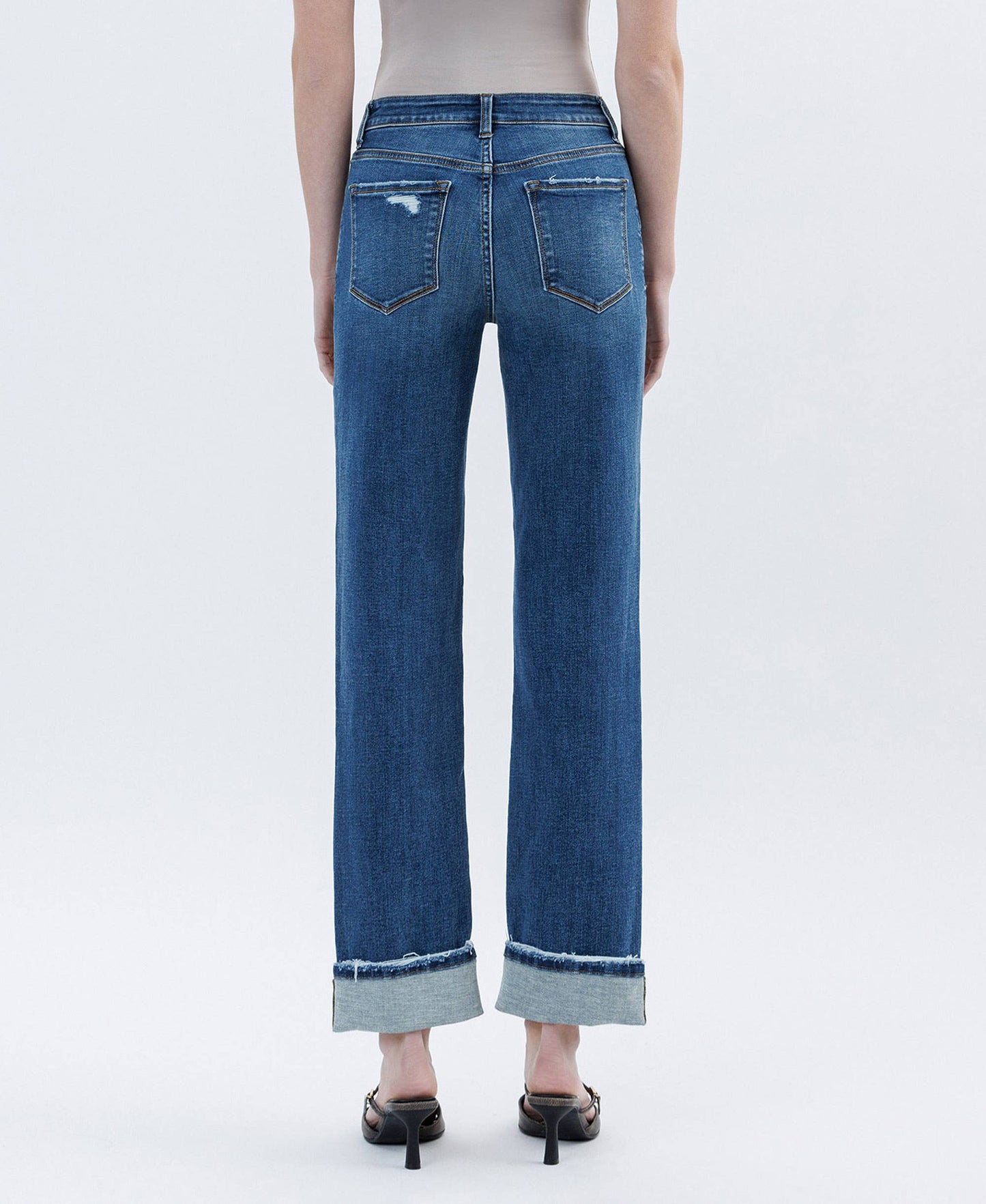 Nico Cuffed Straight Leg Jeans