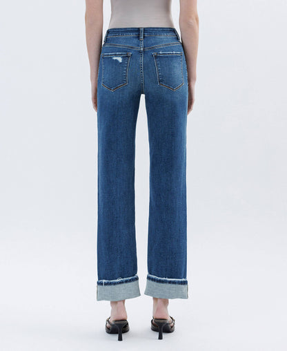 Nico Cuffed Straight Leg Jeans