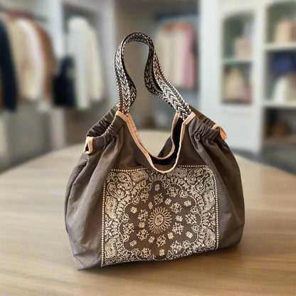 Therese Tote Bag - Brown