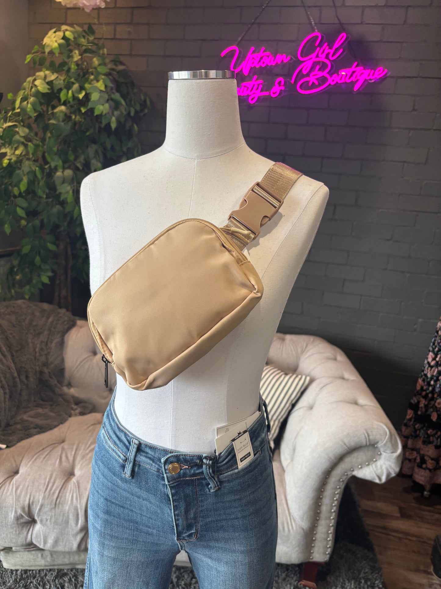 Tan Belt Bag