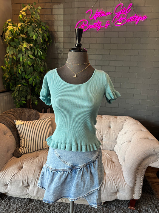 Delaney Sweater Knit Top