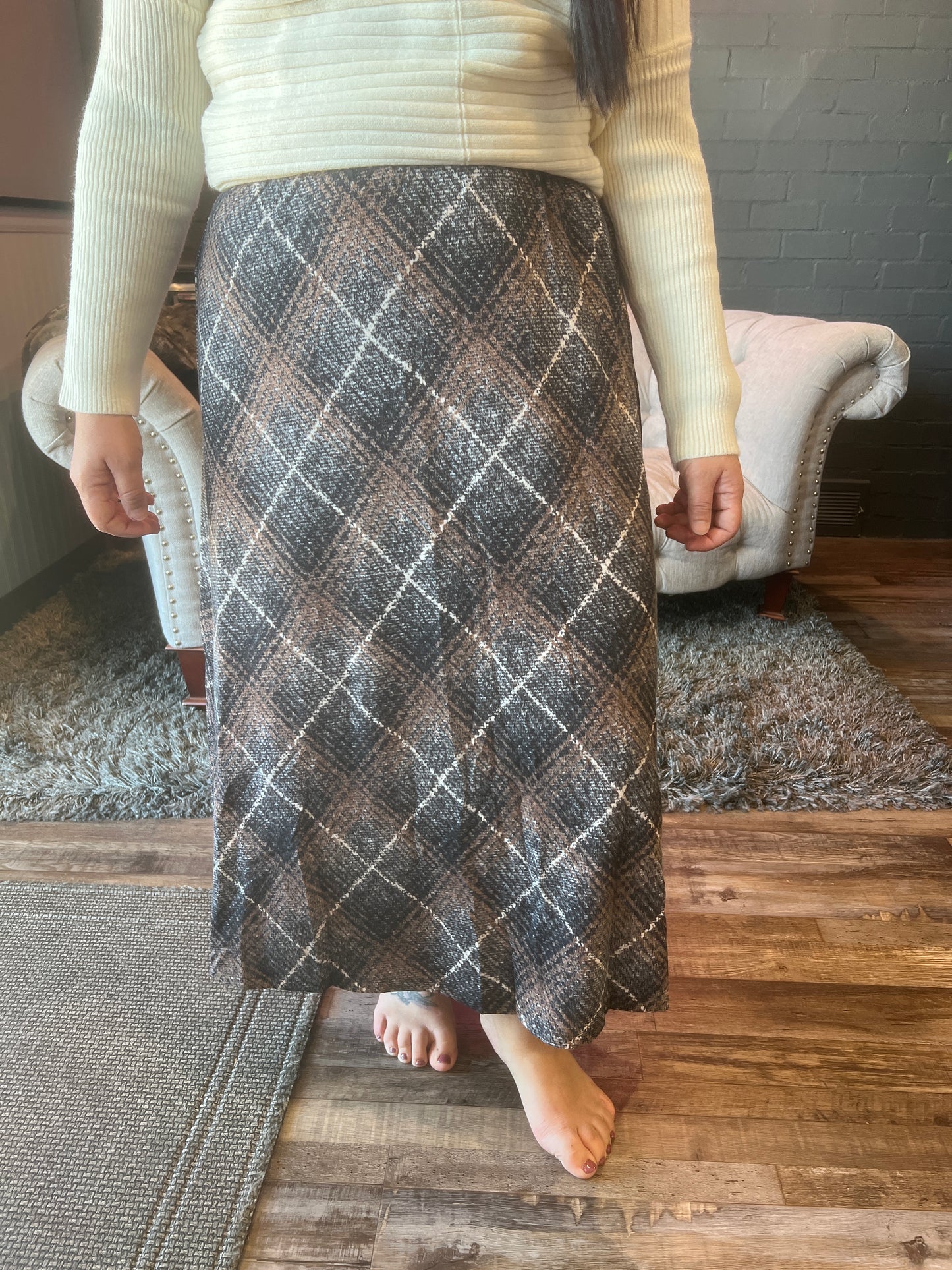 Aubry Print Skirt