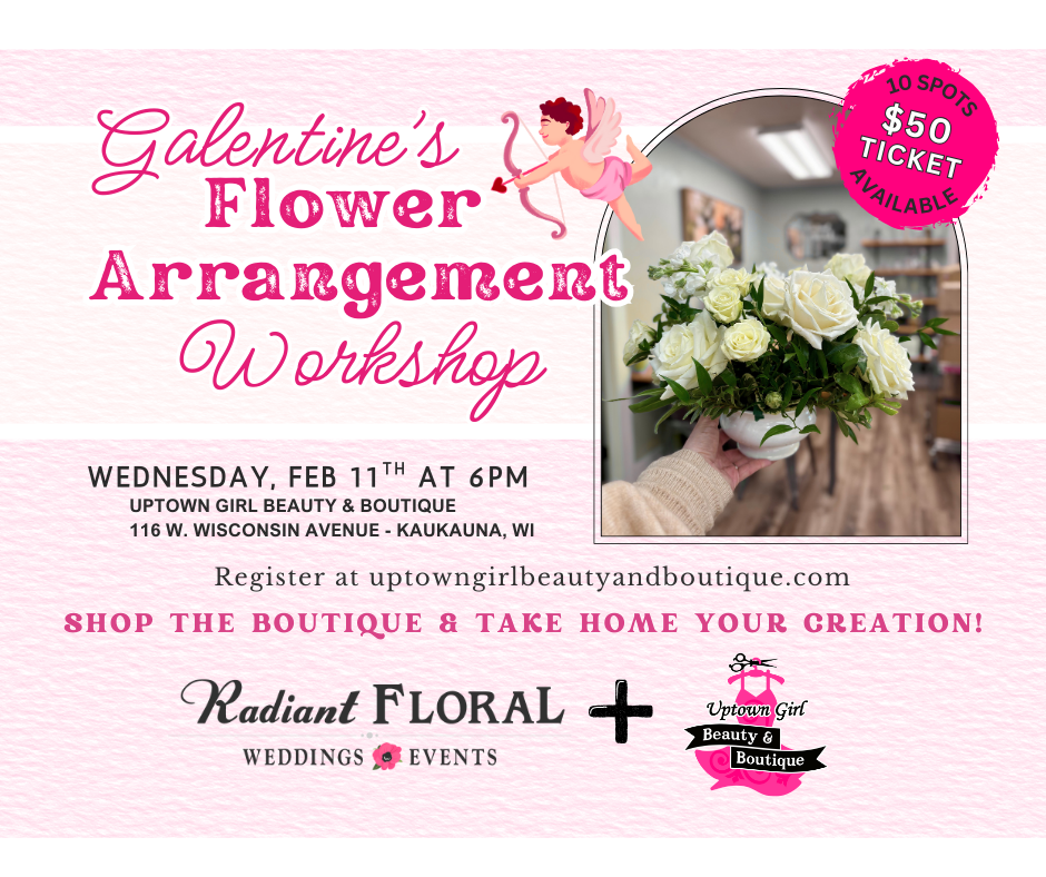 Galentine's Floral Arrangement Workshop - 2/11
