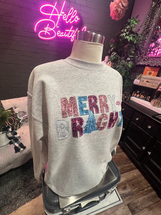 Merry & Bright Crewneck Sweatshirt