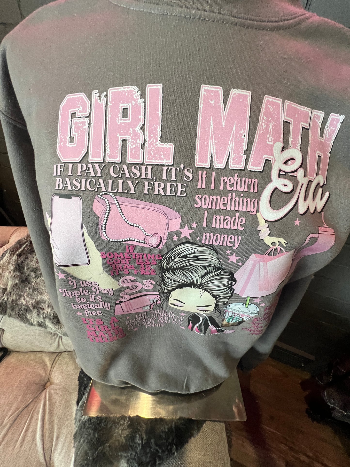 Girl Math Crewneck Sweatshirt