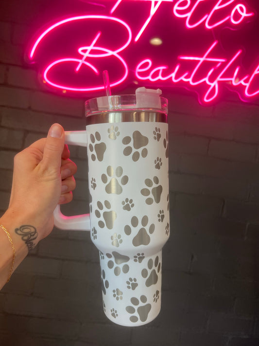 Paw Print Tumblers